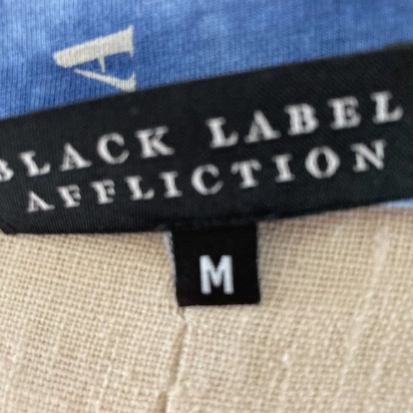 Sexy Black Label Affliction Embellished T-Shirt with Cutouts - Picture 6 of 6